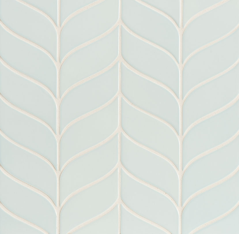 Leaf tile ceramic